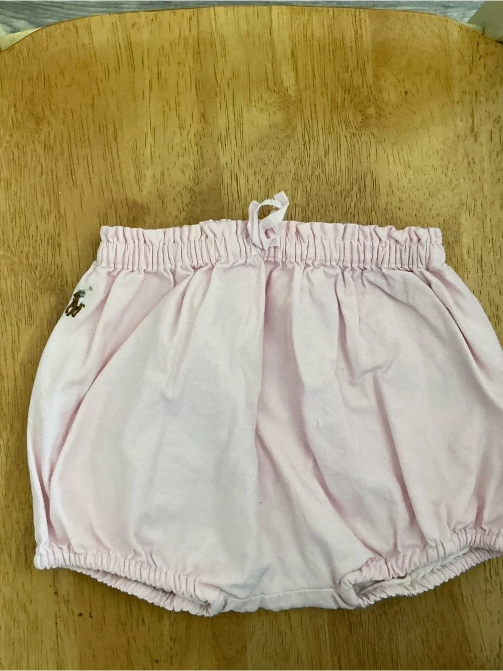 Ralph Lauren Light Pink Bubble Diaper Cover